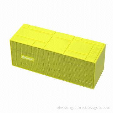 Stereo Bluetooth Speaker, V4.0, Handsfree Calling, Mondrian Style Design